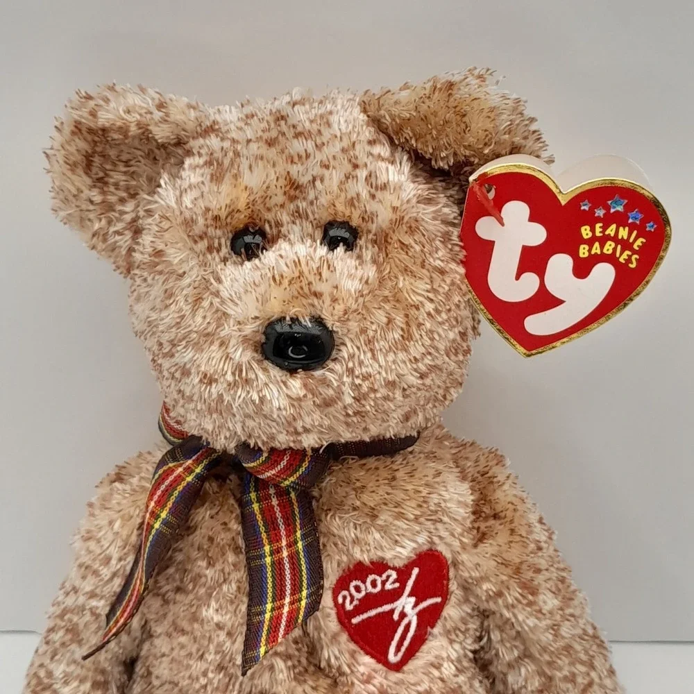 Ty Beanie Baby 2002 Signature Bear Plush 8.5